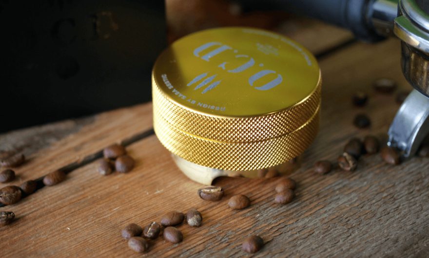 Round yellow metal object